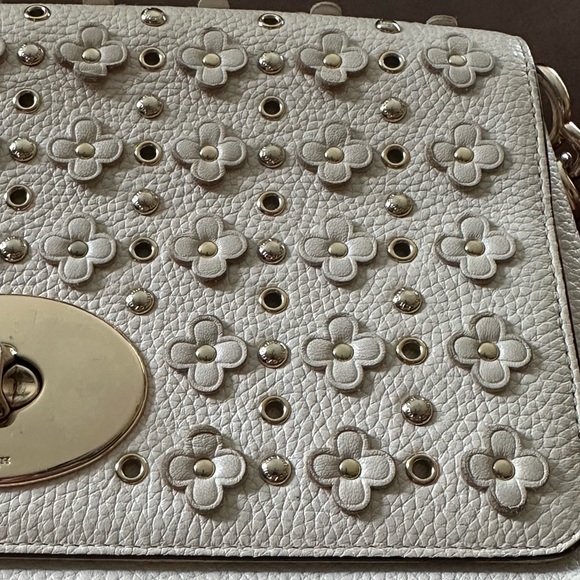 Coach Crosstown Crossbody in Floral Rivets Leather - Picture 4 of 9